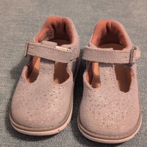 Stride Rite Sparkly Silver Dress Shoes